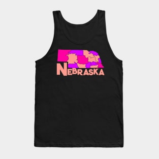 USA state: Nebraska Tank Top